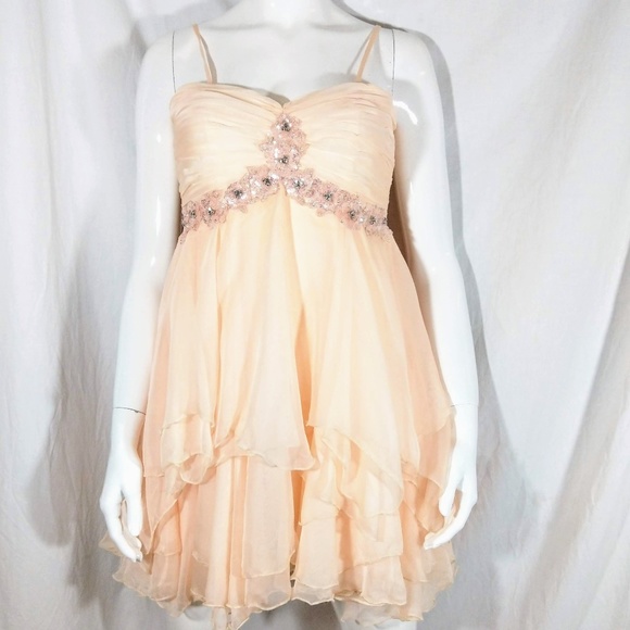 Camille La Vie Formal Mini Peach & Pink EUC - Picture 2 of 7